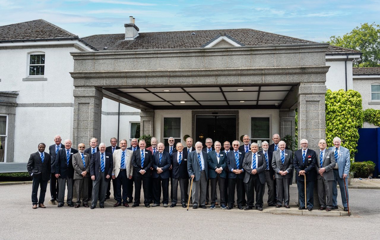 Members of the Aberdeen Business Professional Club gathered outside the Marcliffe Hotel